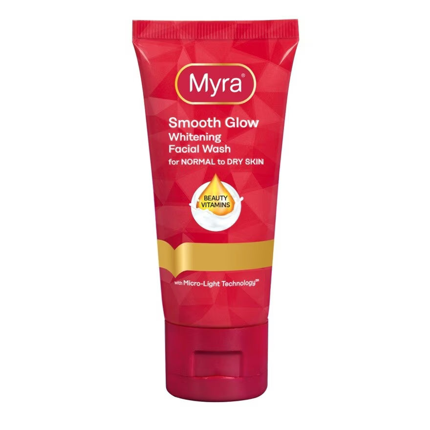 Myra Smooth Glow Whitening Facial Wash 50ml