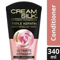 Cream Silk Triple Keratin Rescue - Ultimate Straight & Repair Shine Conditioner 340ml