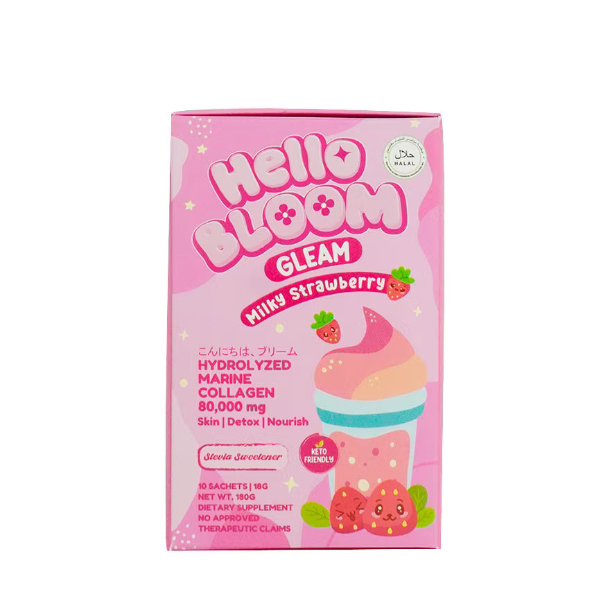 HELLO BLOOM Gleam Milky Melon & Strawberry