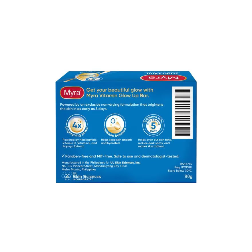 MYRA Whitening Glow Up Bar 90g
