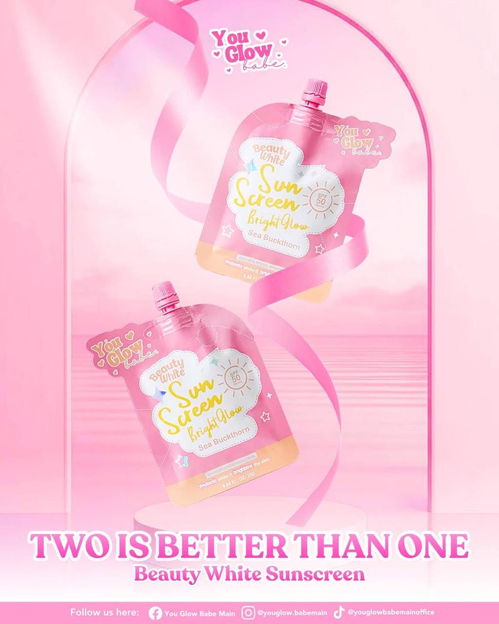 YOU GLOW BABE - Beauty White Sunscreen Bright Glow