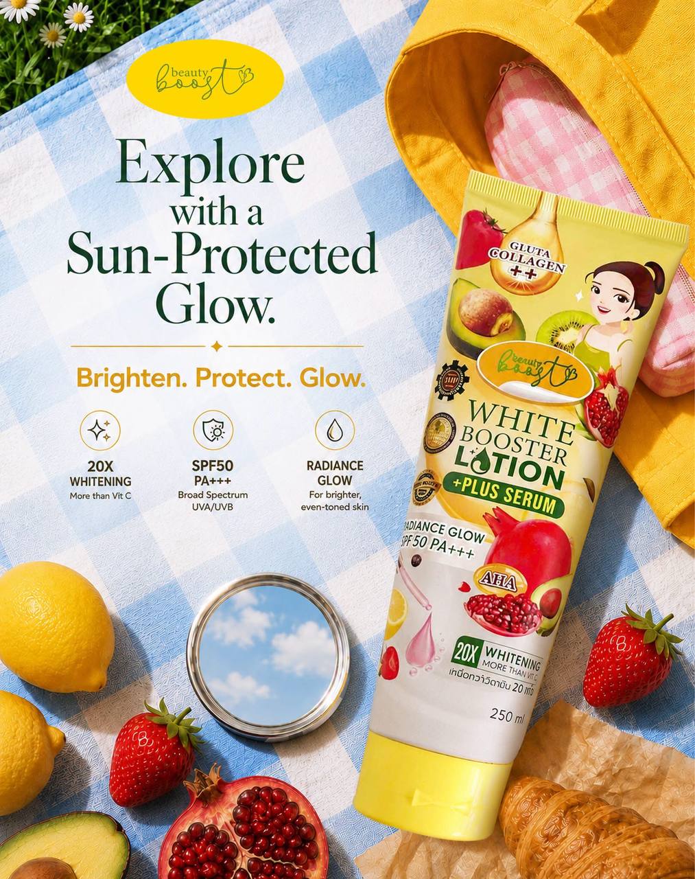 Beauty Boost White Booster Lotion + Plus Serum
