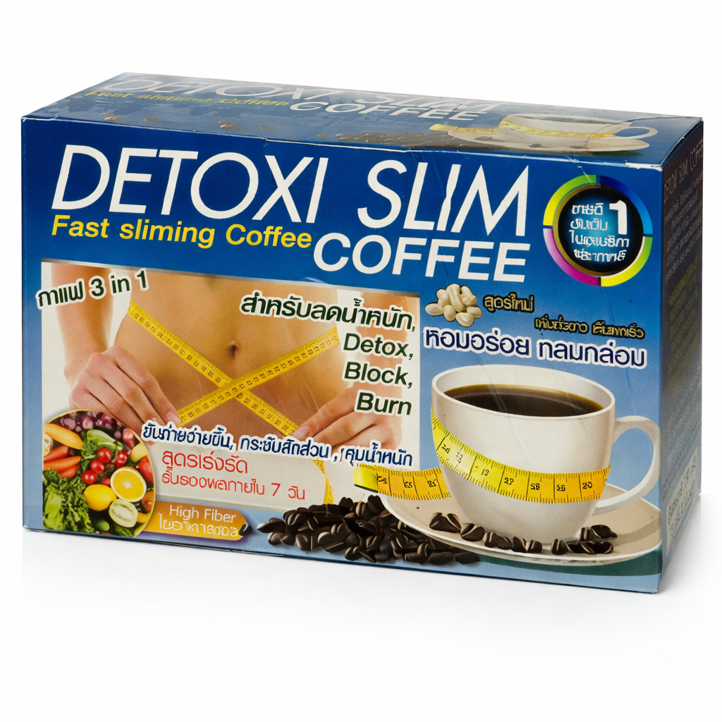 Detoxi Slim High Fiber 3 in 1 Coffee