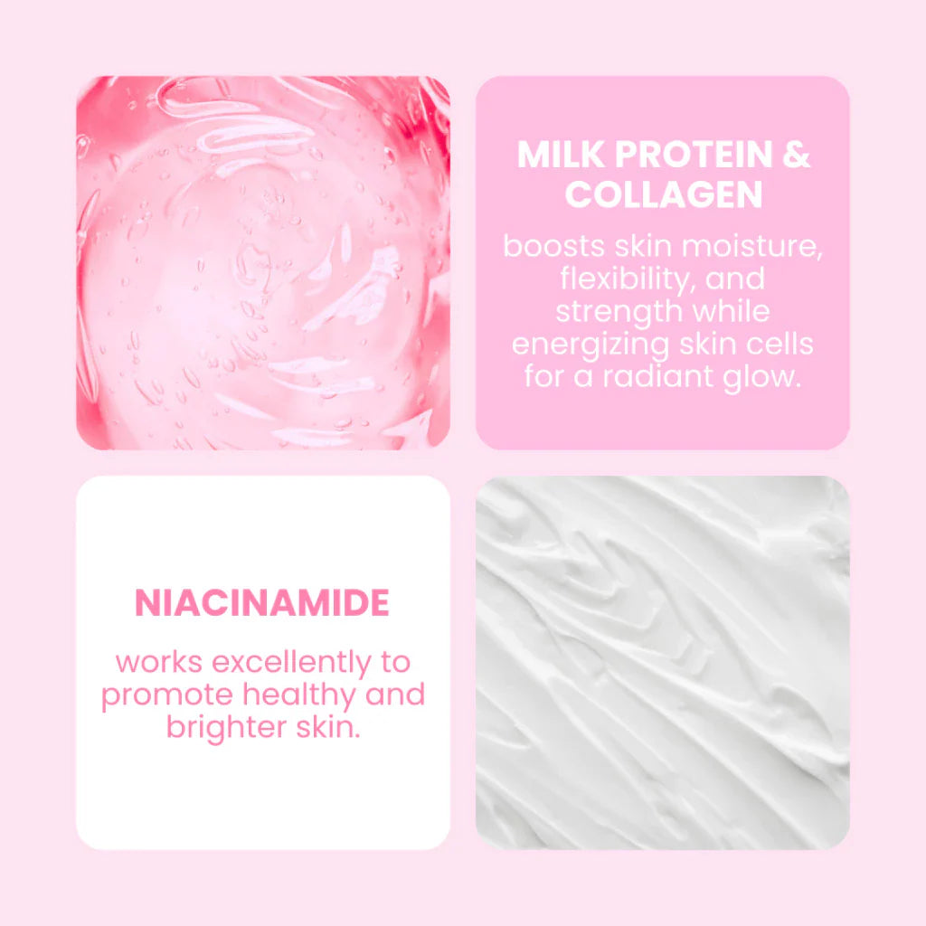 A Bonne Milk Power Niacinamide Lotion Plus Collagen SPF 20 (500ml)