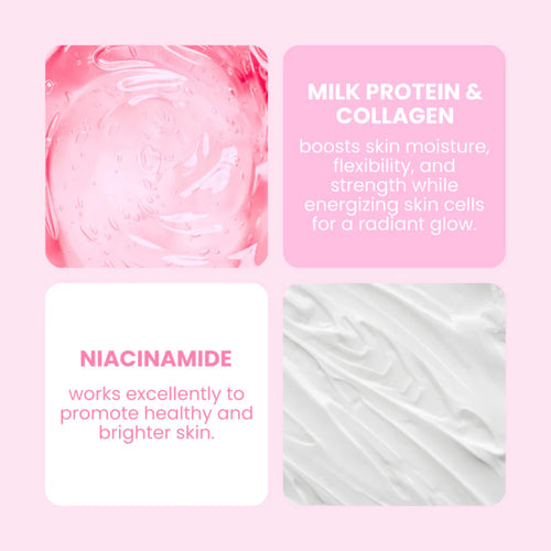 A Bonne Milk Power Niacinamide Lotion Plus Collagen SPF 20 (500ml)