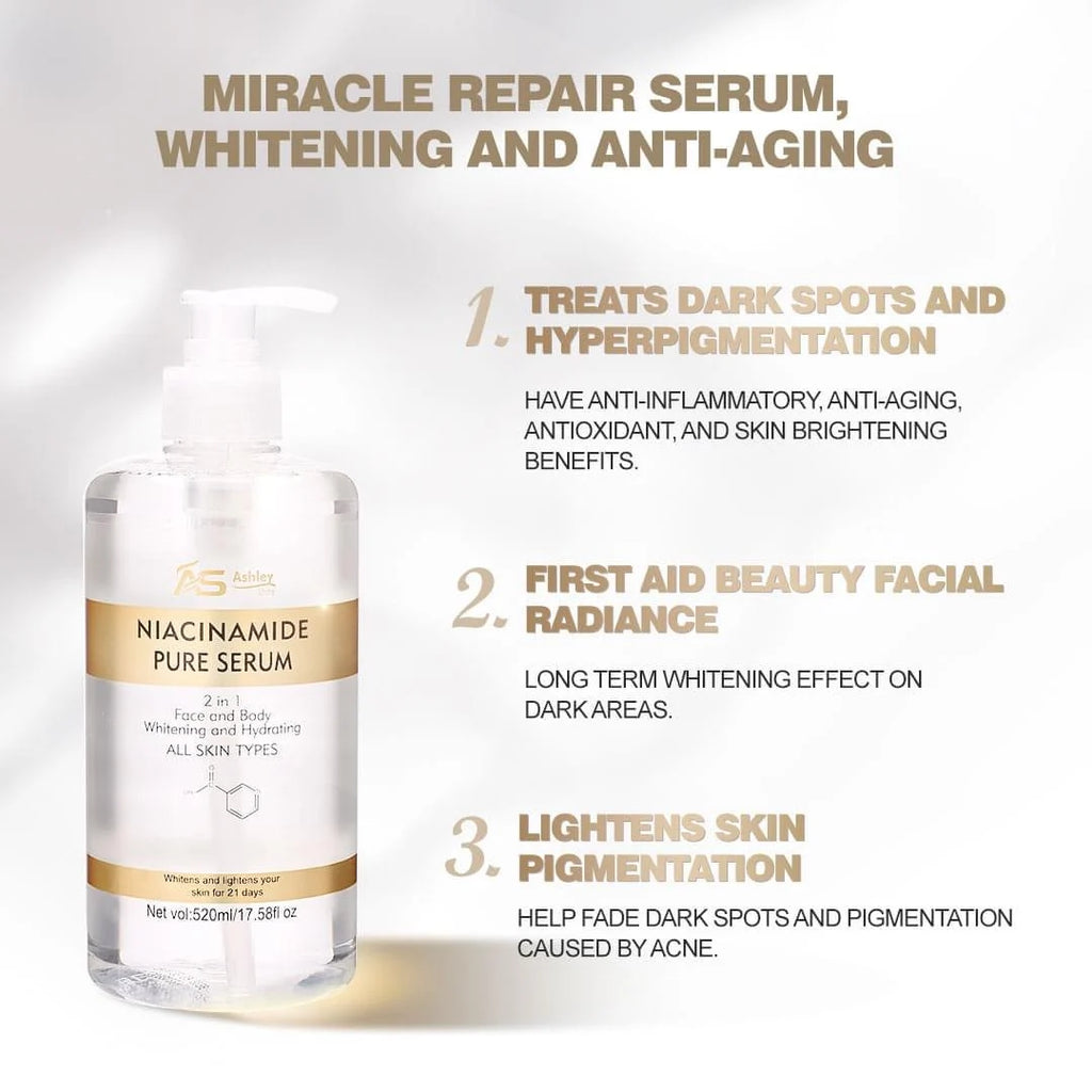 ASHLEY SHINE  NIACINAMIDE Pure Serum 520ml