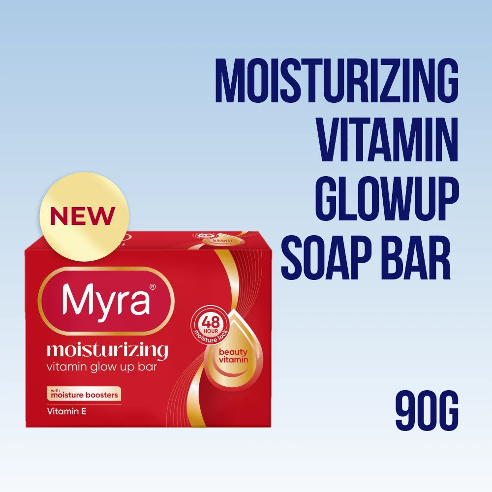 MYRA Whitening & Moisturizing Glow Up Bar 90g