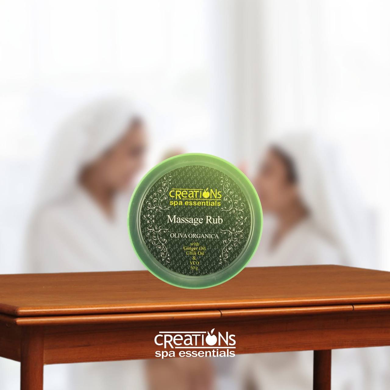 CREATIONS SPA Essentials Massage Rub Oliva Organica 50g