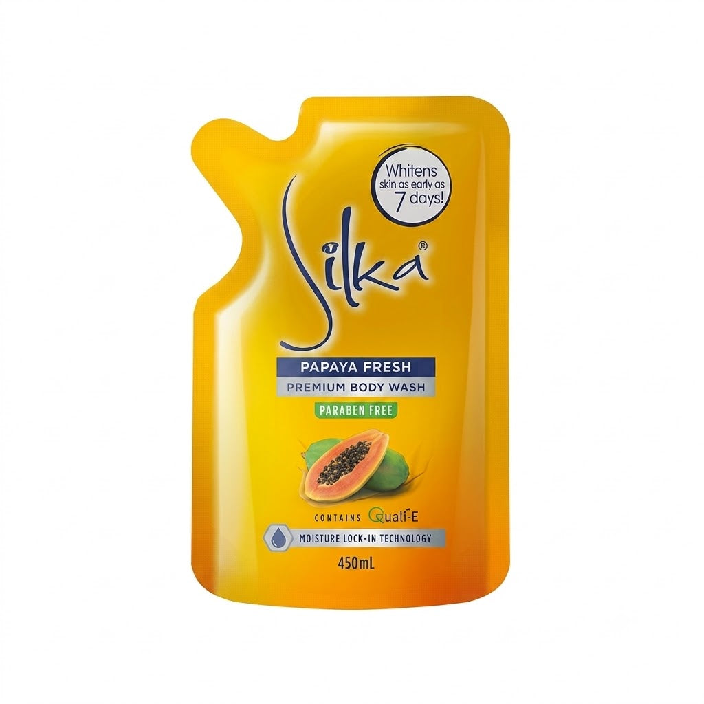 Silka Papaya Fresh Premium Body Wash 450ml