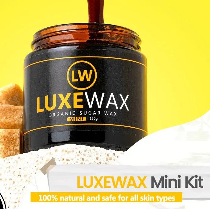 LUXE WAX Organic Sugar Kit Cold Wax Kit 150g