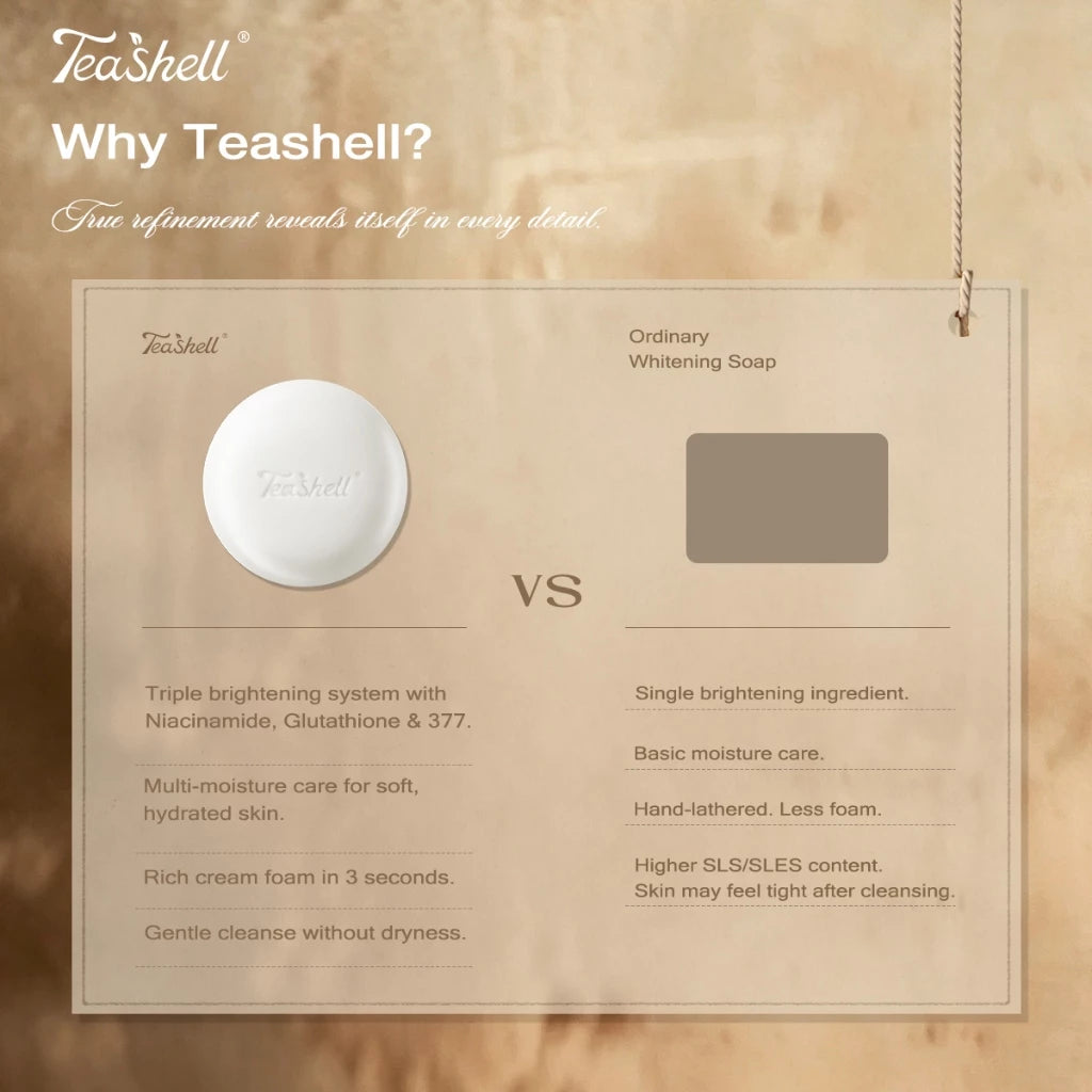 Teashell Niacinamide Brightening Soap