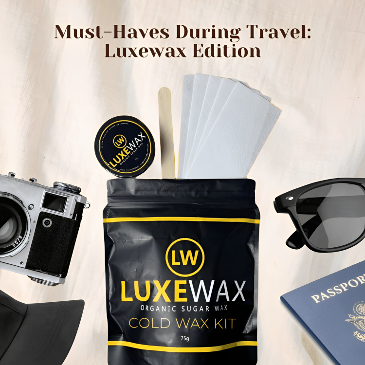 LUXE WAX Organic Sugar Kit Cold Wax Kit 75g