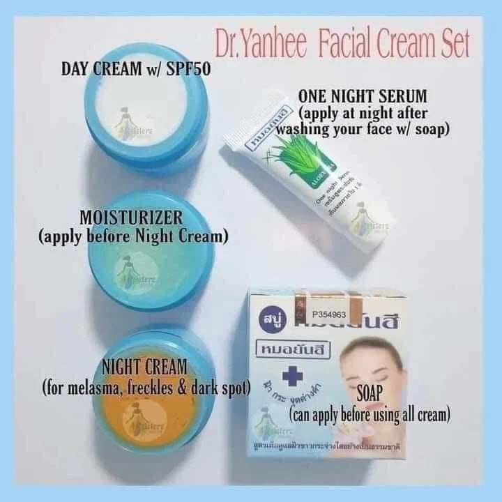 DR YANHEE FACIAL SET  (Blue) for Melasma, Freckles & Dark Spots
