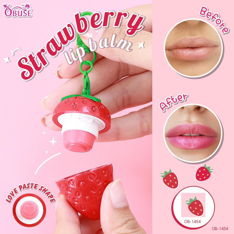 OBUSE® Strawberry Magic Lip Balm