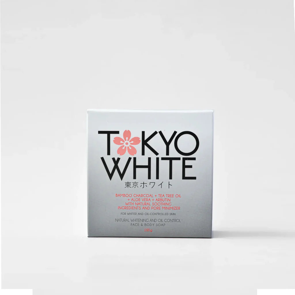 TOKYO WHITE - Bamboo Charcoal + Tea Tree Oil +  Aloe Vera + Arbutin Soap