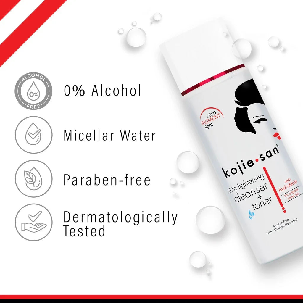 Kojie San Skin Lightening Cleanser + Toner 100ml