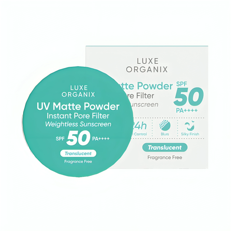 LUXE ORGANIX UV Matte Powder Instant Pore Filter SPF 50 PA++++
