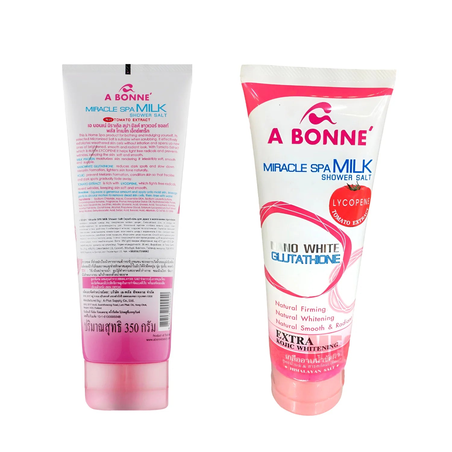 ABONNE Miracle Spa Milk Shower Salt with Nano Glutathione 350g