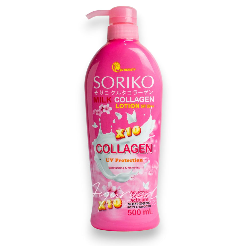 Soriko Milk Collagen Lotion SPF50 PA++ x10 Collagen UV Protection