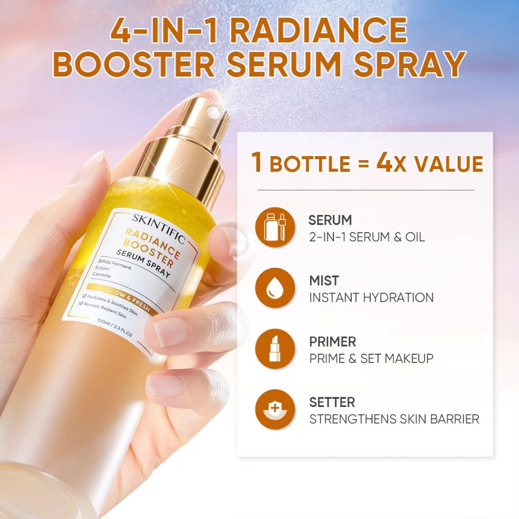 Skintific 3 in 1 Instant Glowing Radiance Booster Serum Spray 50ml