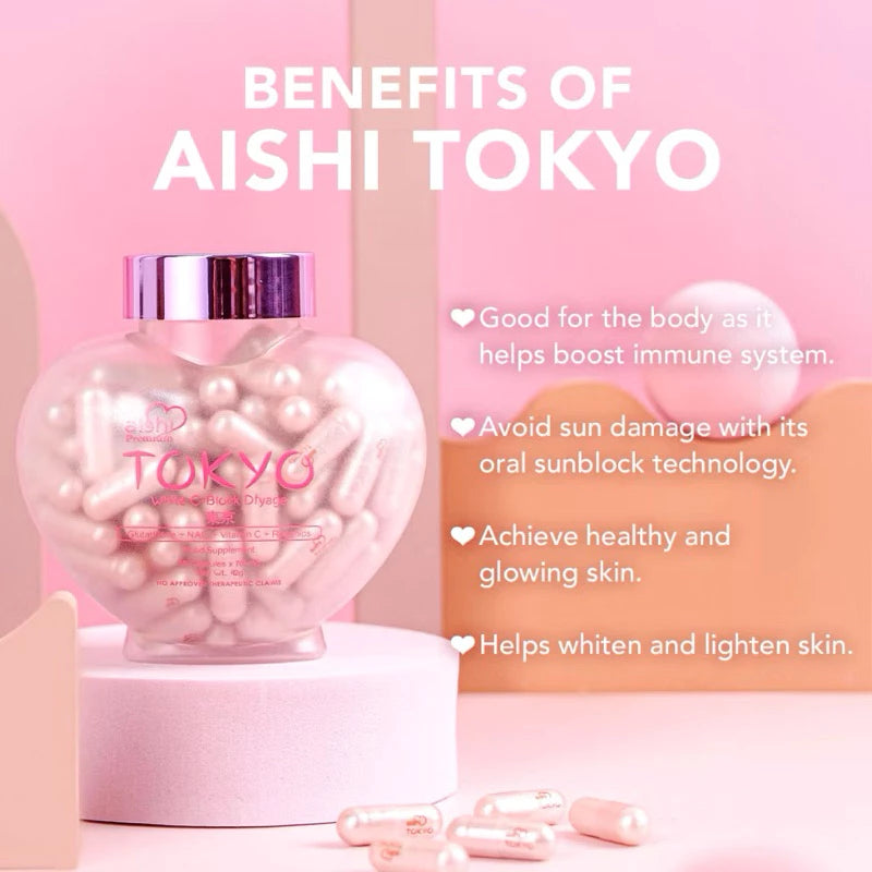 AISHI PREMIUM Tokyo White C-Block Food Supplement 60 capsules
