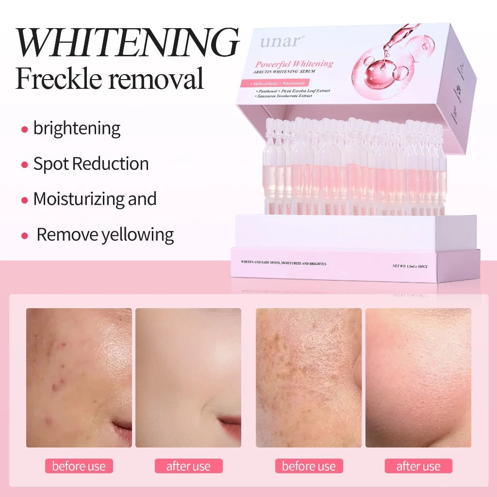 Unar Alpha Arbutin Whitening Ampoule Face Serum
