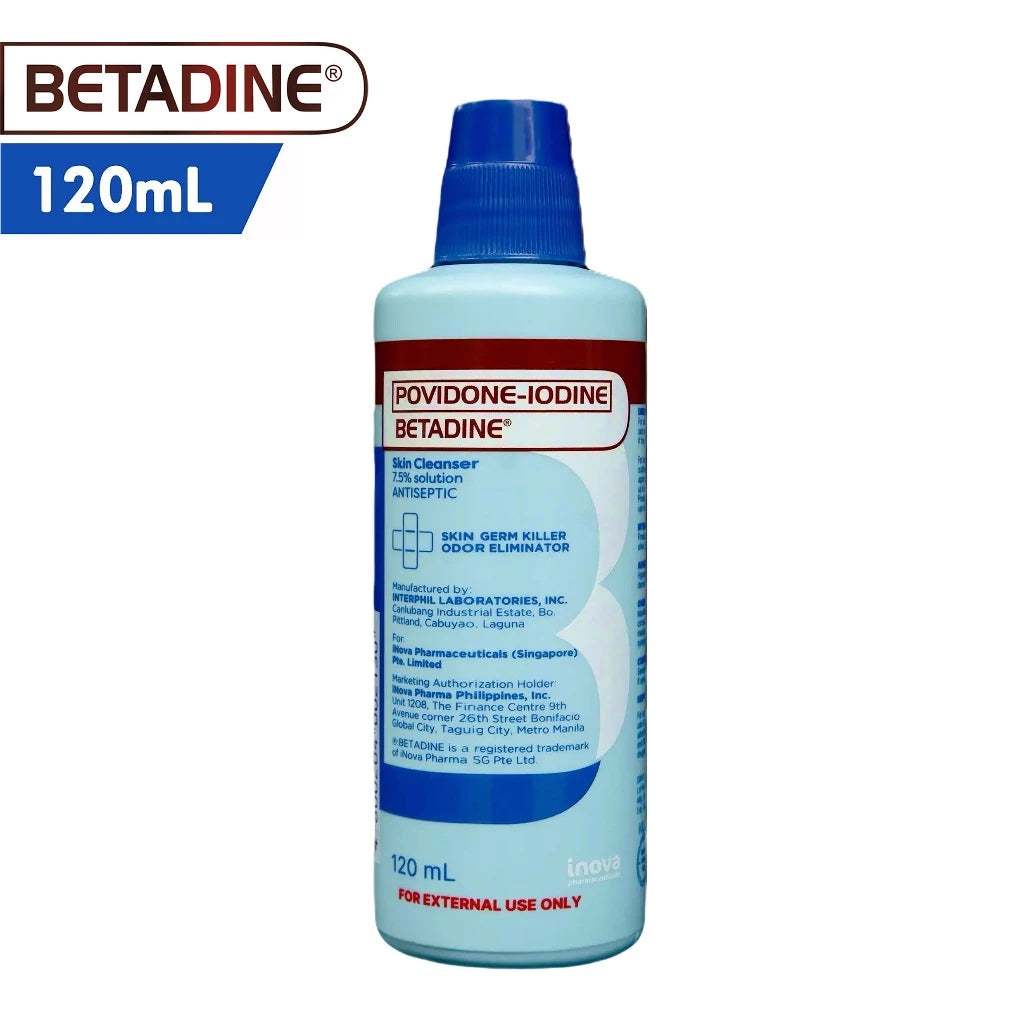 Betadine Povidone Iodine Skin Cleanser 120ml