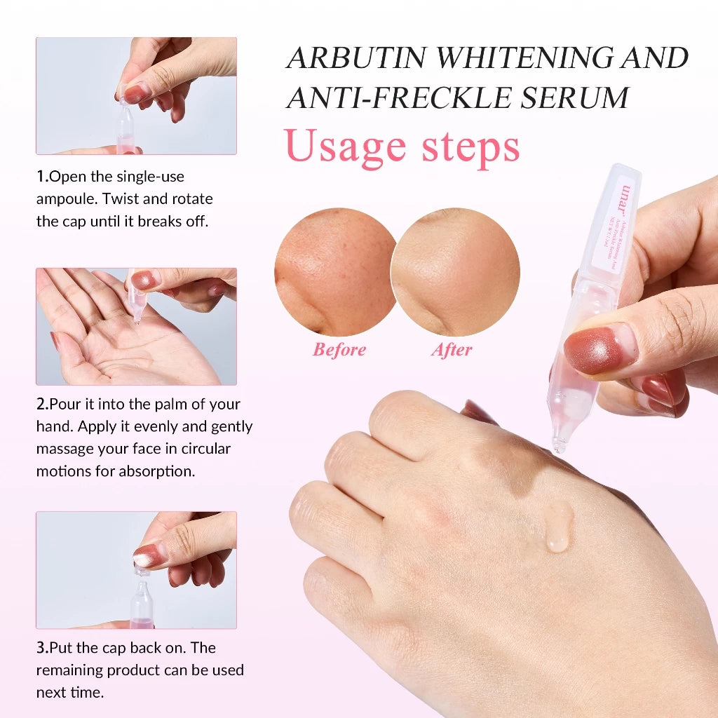 Unar Alpha Arbutin Whitening Ampoule Face Serum