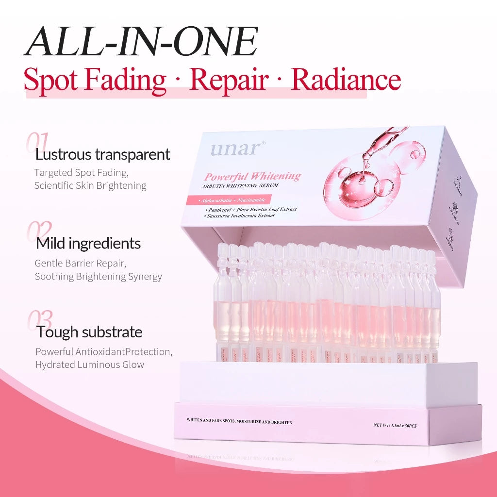 Unar Alpha Arbutin Whitening Ampoule Face Serum