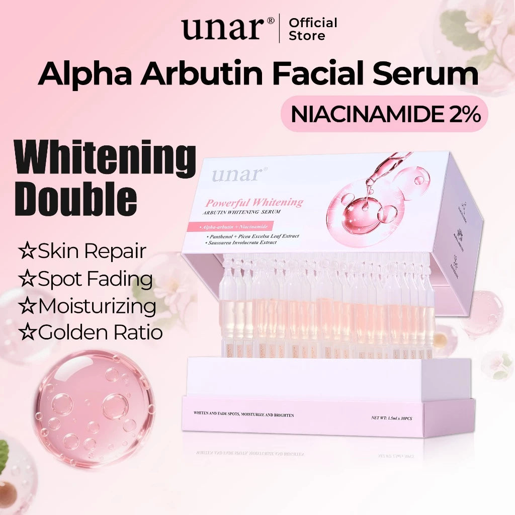 Unar Alpha Arbutin Whitening Ampoule Face Serum