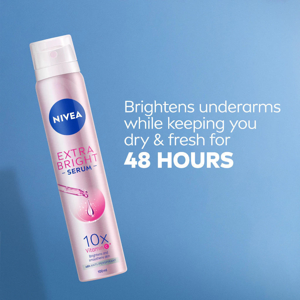 Nivea Extra Brightening Deodorant Serum Spray 100ml