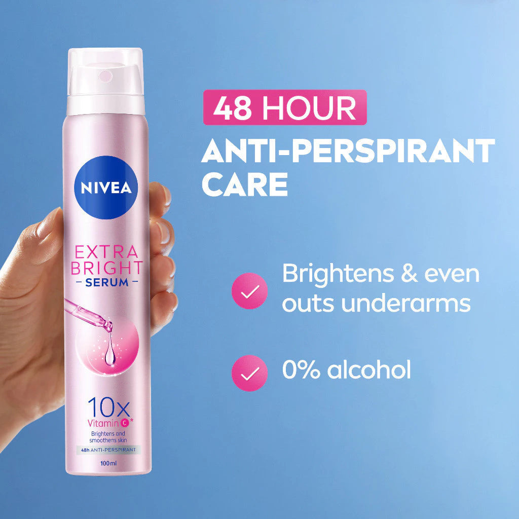 Nivea Extra Brightening Deodorant Serum Spray 100ml