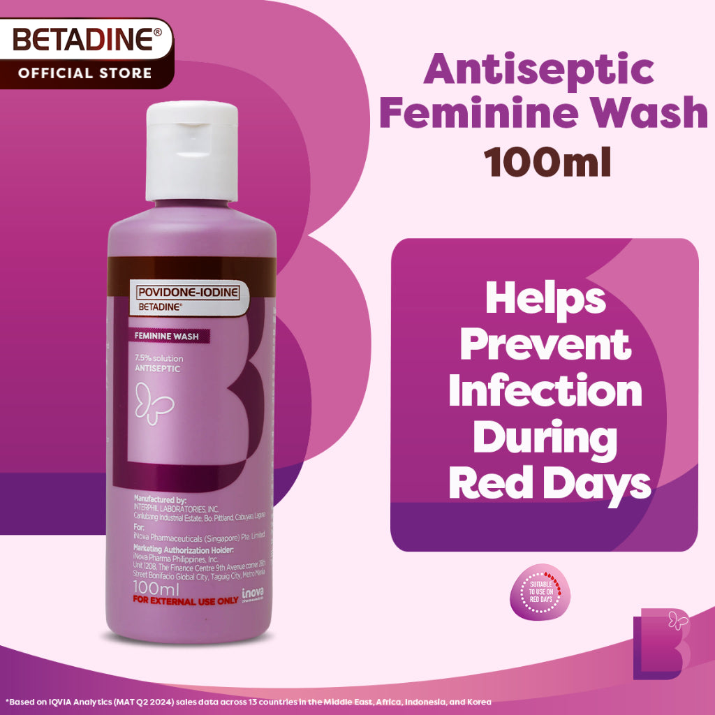 BETADINE™ Antiseptic 7.5% Protective Care (Feminine Wash) 100ml