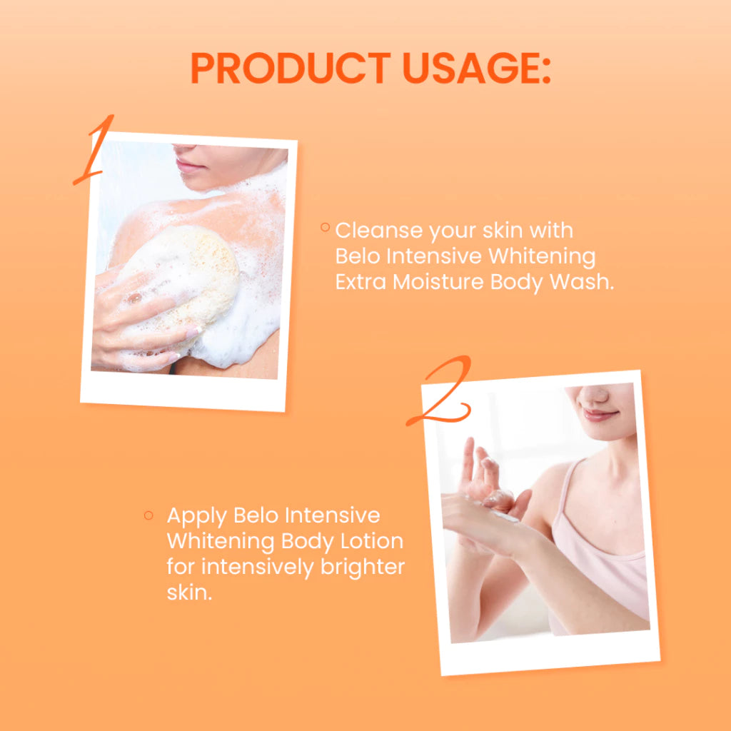 Belo Essentials Kojic Acid + Tranexamic Acid Extra Moisture Body Wash