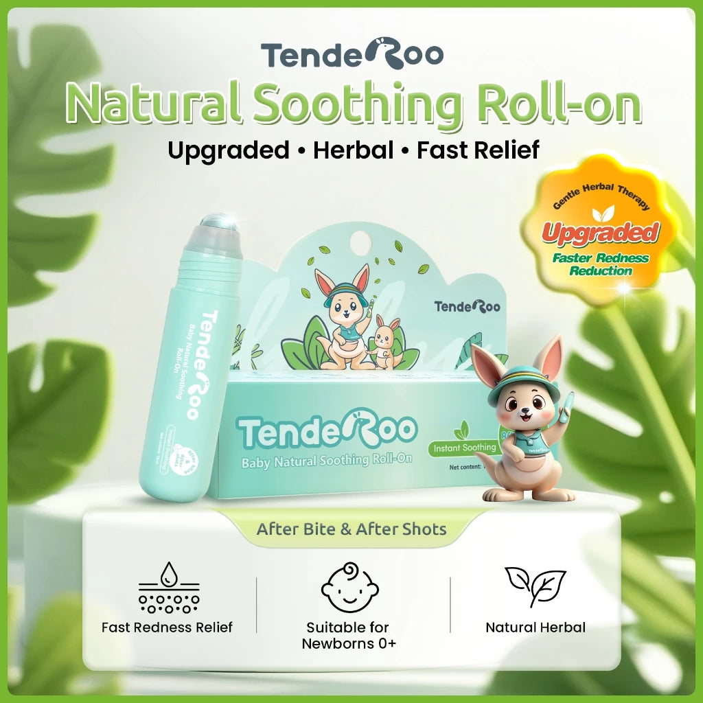 Tenderoo Baby Natural Roll-on Calming Cooling Gentle Plant Formula