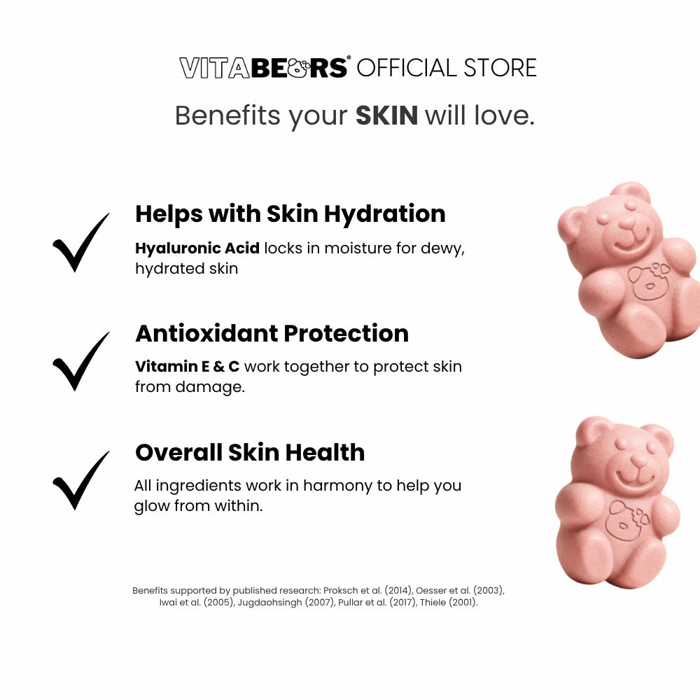 Vita Bears Skin Vitamins -Collagen Vitamin C Gummies
