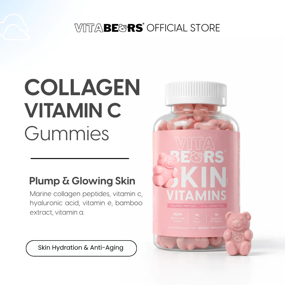 Vita Bears Skin Vitamins -Collagen Vitamin C Gummies
