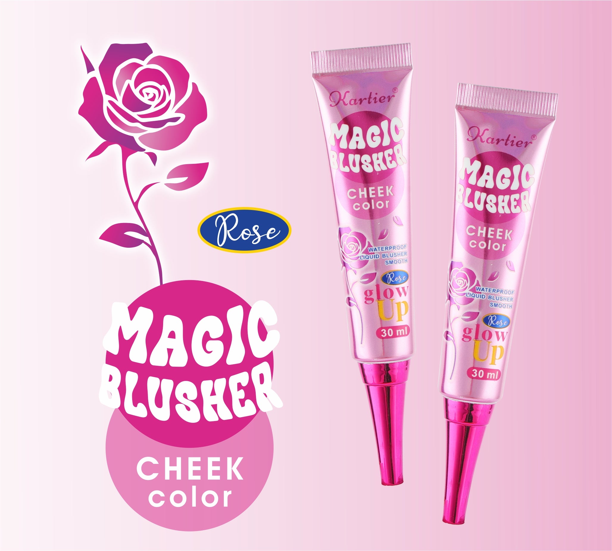 KARTIER Magic Blusher Color Changing Liquid Blush On