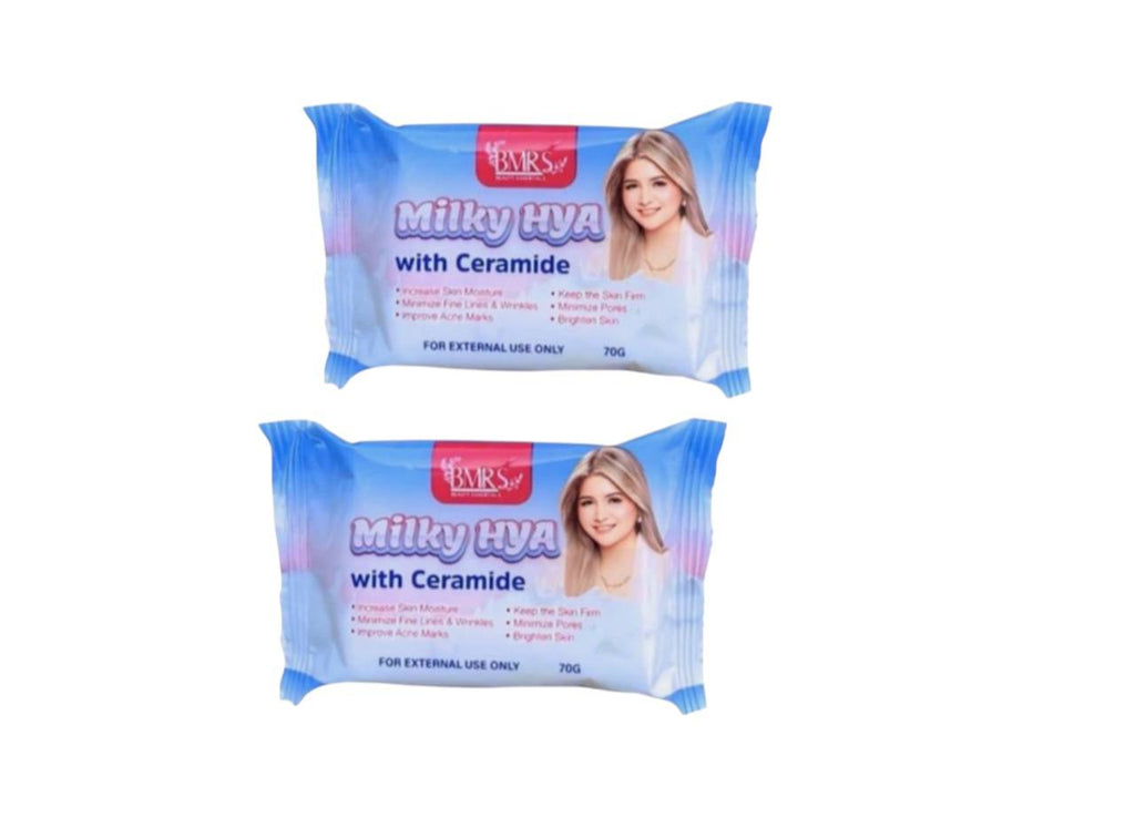 2 BMRS Niacinamide with Glutathione Premium Whitening Soap, 70G/BAR