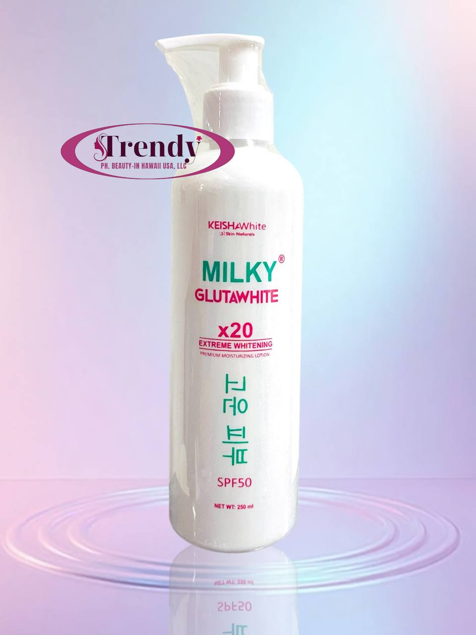KEISHA Milky Gluta White Premium Lotion X20 whitening; SPF 50-250ML