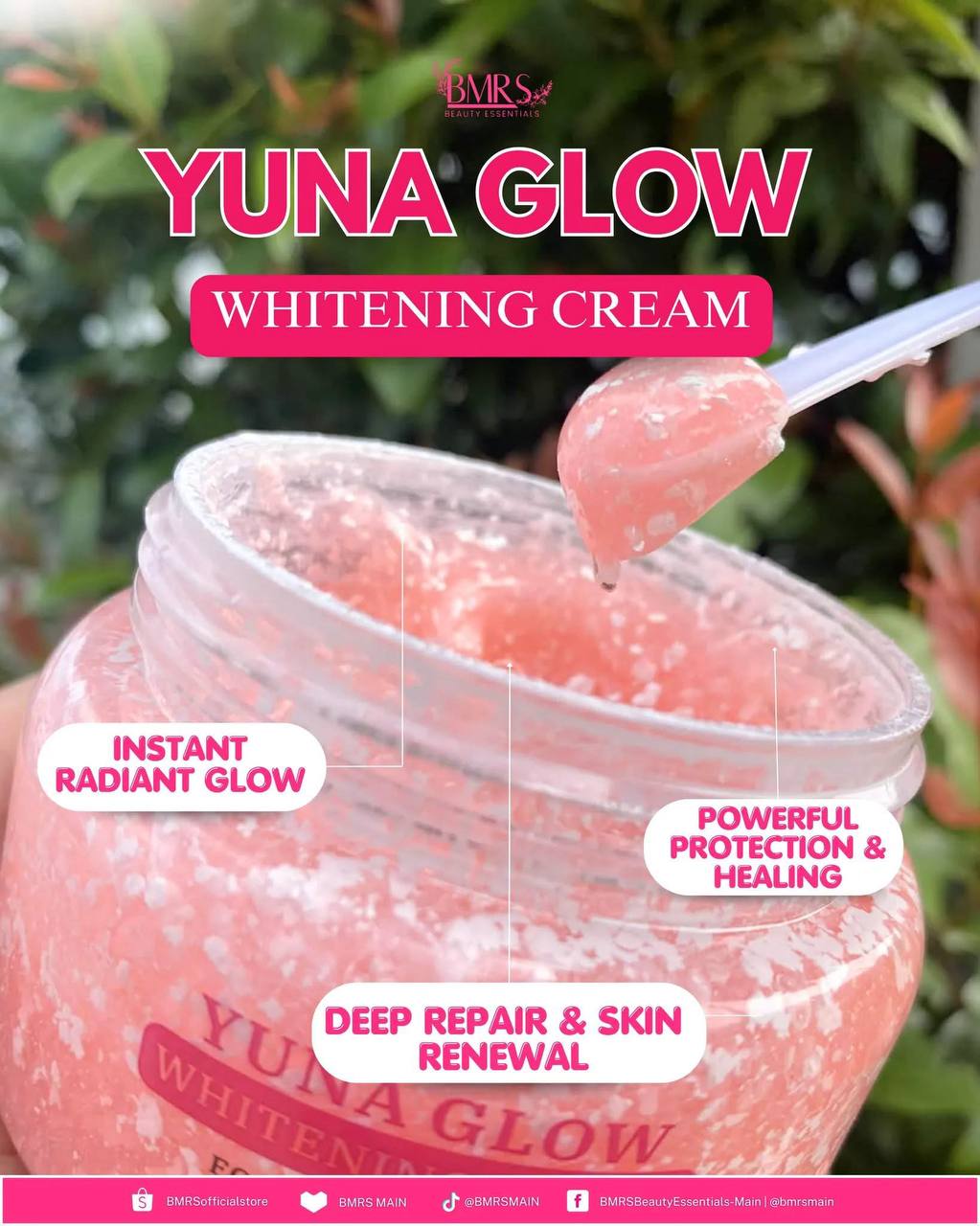 BMRS Yuna Glow Whitening Cream 200ml