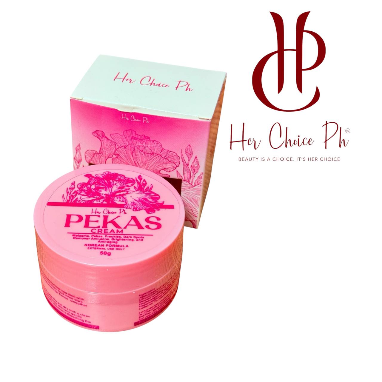 HER CHOICE PH-Pekas Remover Cream; 50g