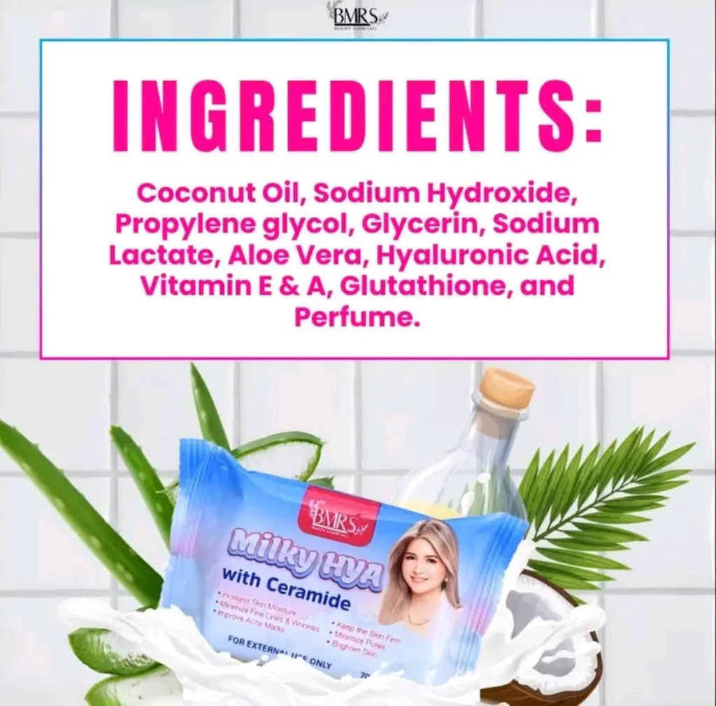 2 BMRS Niacinamide with Glutathione Premium Whitening Soap, 70G/BAR