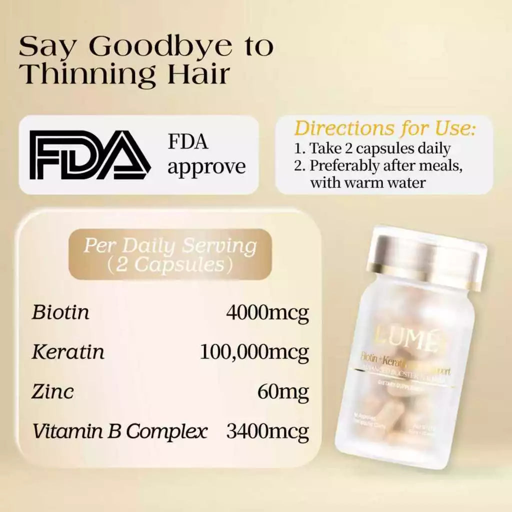 Lumei BIotin + Keratin Advanced Hair Booster