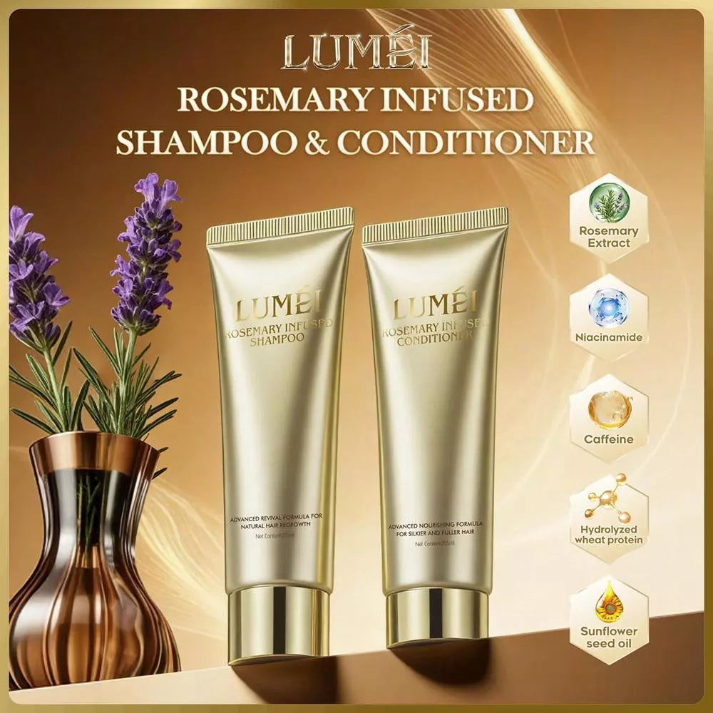 LUMÉI Rosemary Infused Shampoo & Conditioner