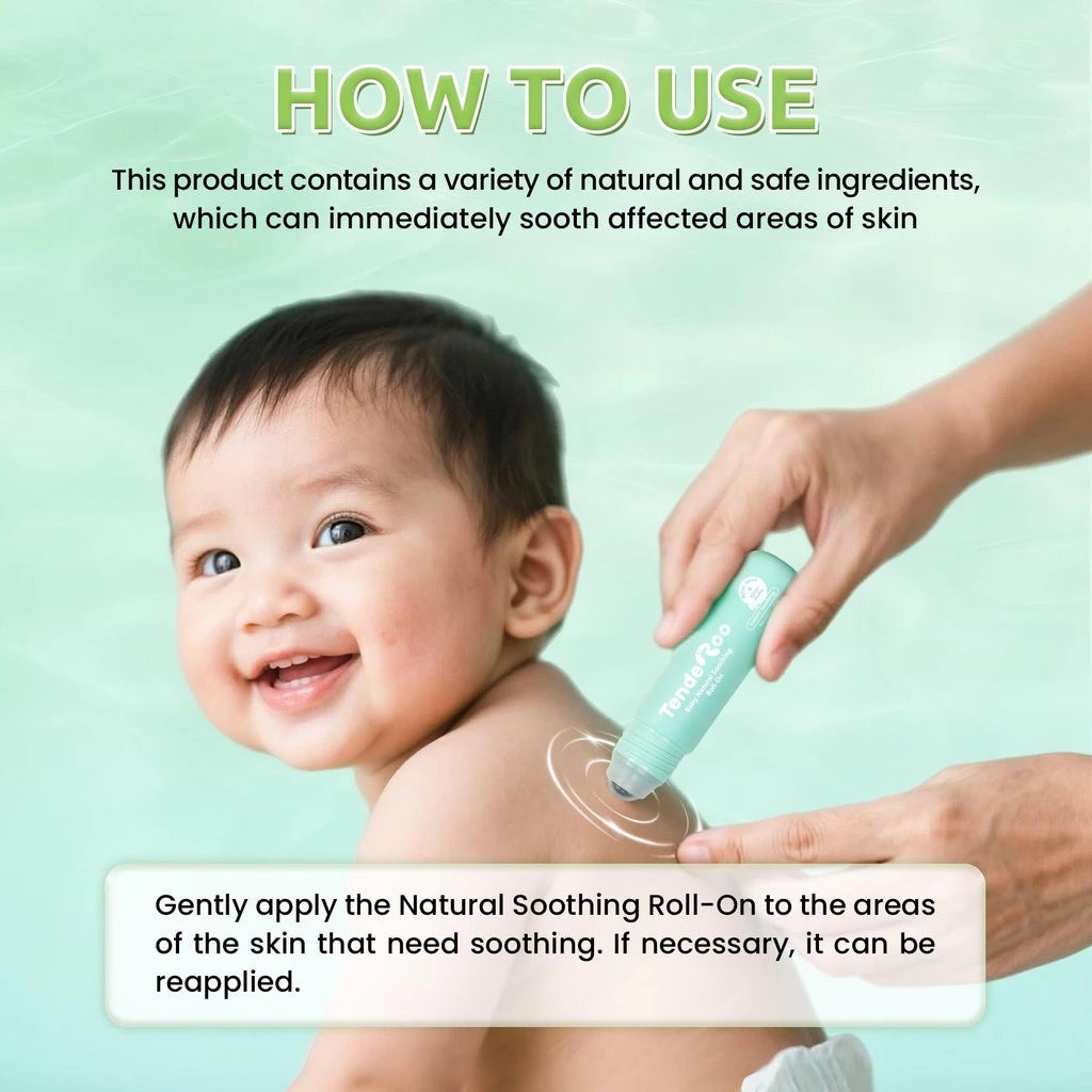 Tenderoo Baby Natural Roll-on Calming Cooling Gentle Plant Formula
