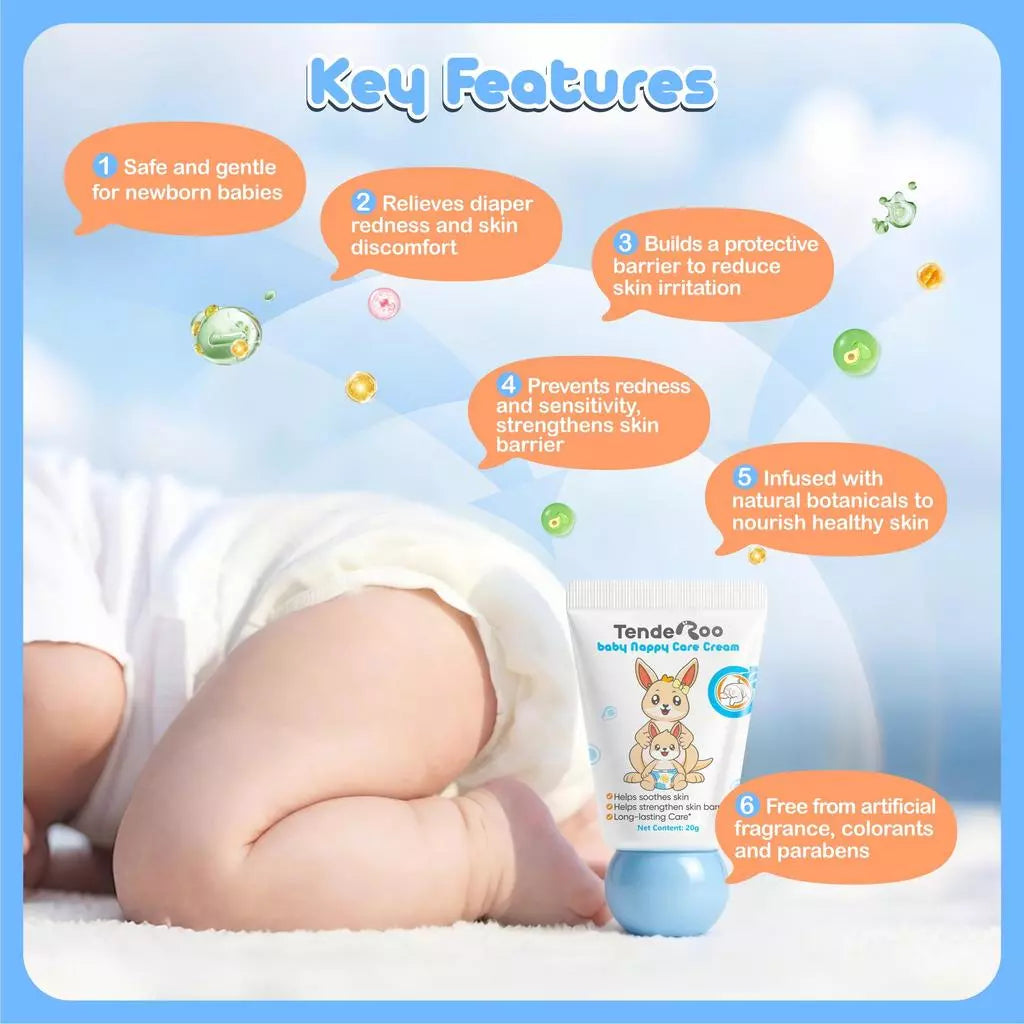 Tenderoo Baby Diaper Rash Cream 20g
