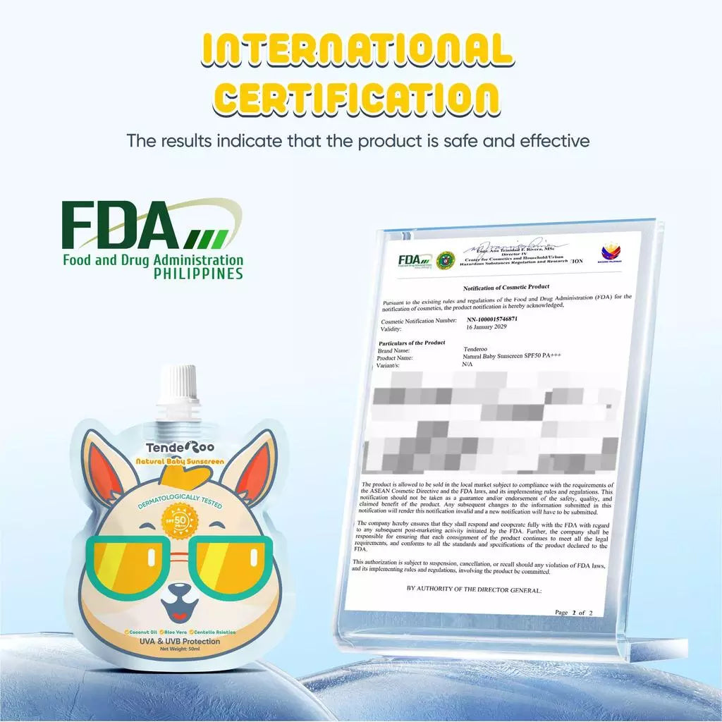 TendeRoo Natural Baby Sunscreen