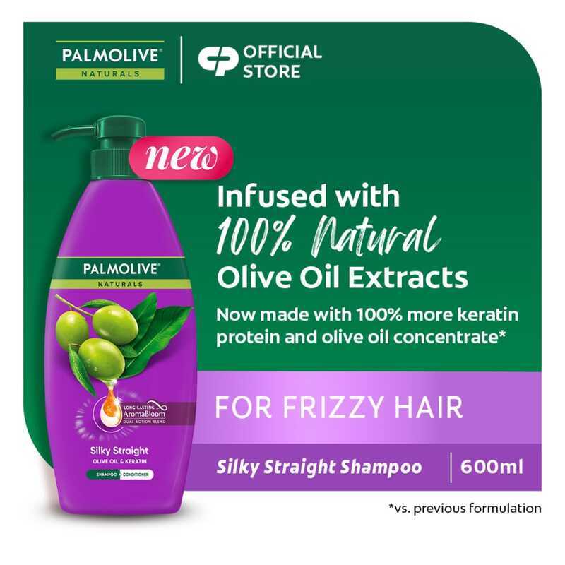 Palmolive  Naturals Silky Straight Shampoo & Conditioner 600ml