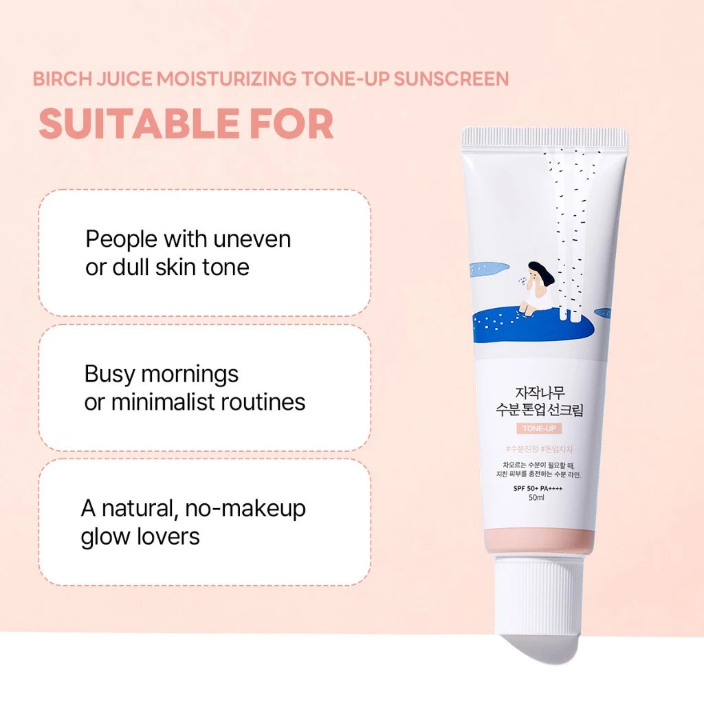 Round Lab Birch Juice Moisturizing Tone-up Sunscreen 50ml